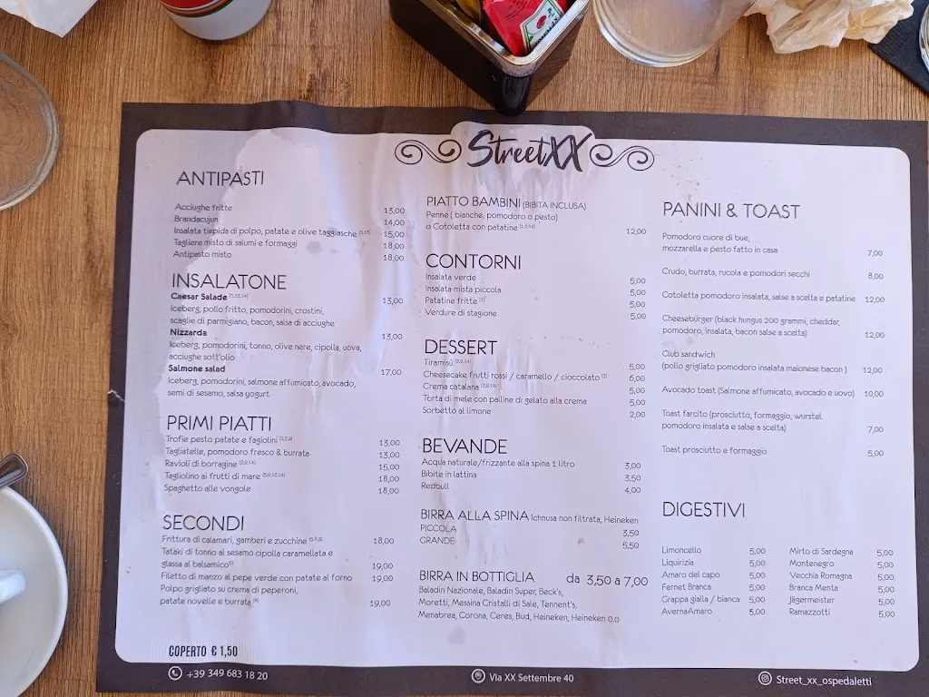 Menu_Street XX Bar & Ristorante_Ospedaletti_image_1