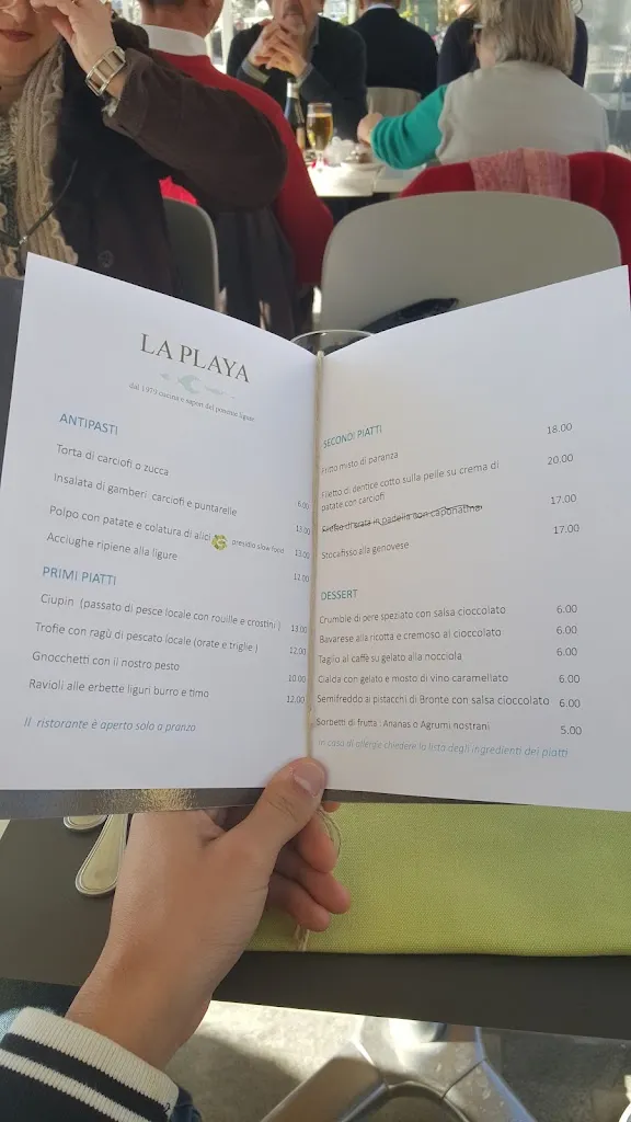 Menu_Ristorante Playa79 Stabilimento Balneare_Ospedaletti_image_4