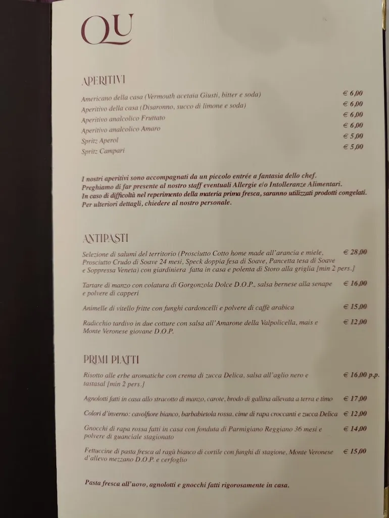 Menu_QuintoQuarto | Wine Restaurant Valpolicella_Pedemonte_image_1