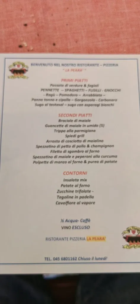 Menu_Ristorante Pizzeria LA PEARA'_Pedemonte_image_2