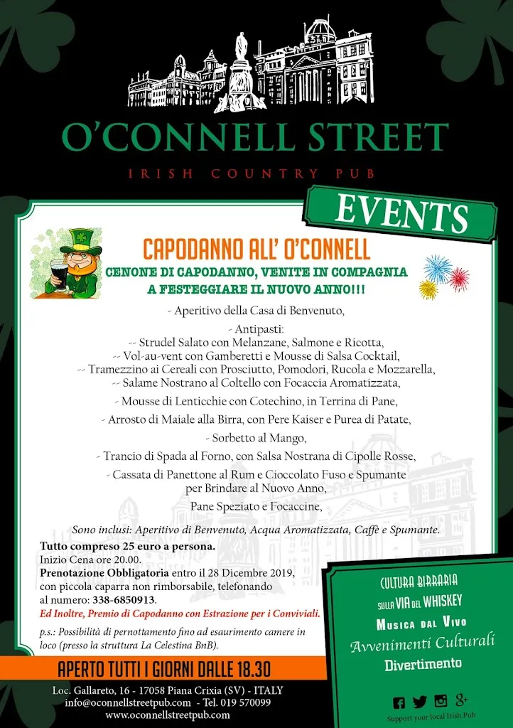 Menu_O'Connell Street, Irish Country Pub_Piana Crixia_image_2