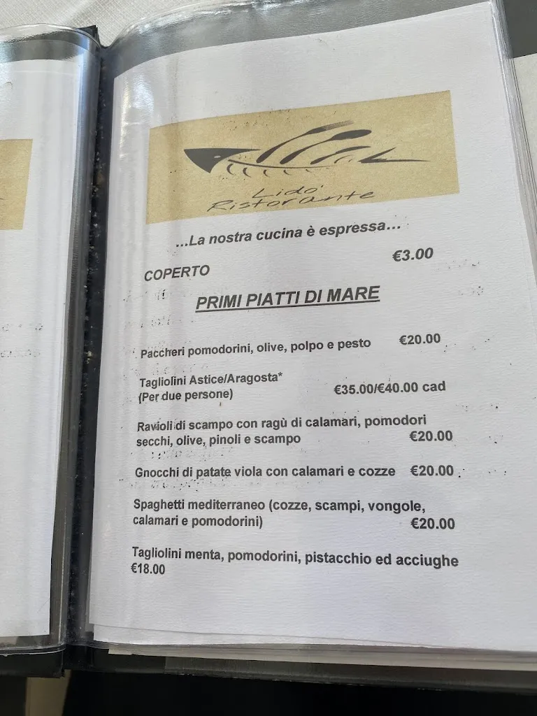 Menu_Lido' Ristorante_Pieve Ligure_image_2