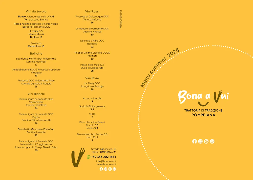Menu_Bona a Vui Trattoria di tradizione_Pompeiana_image_2