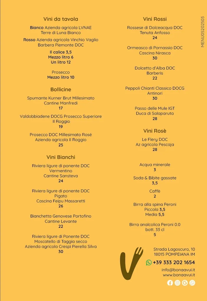 Menu_Bona a Vui Trattoria di tradizione_Pompeiana_image_3