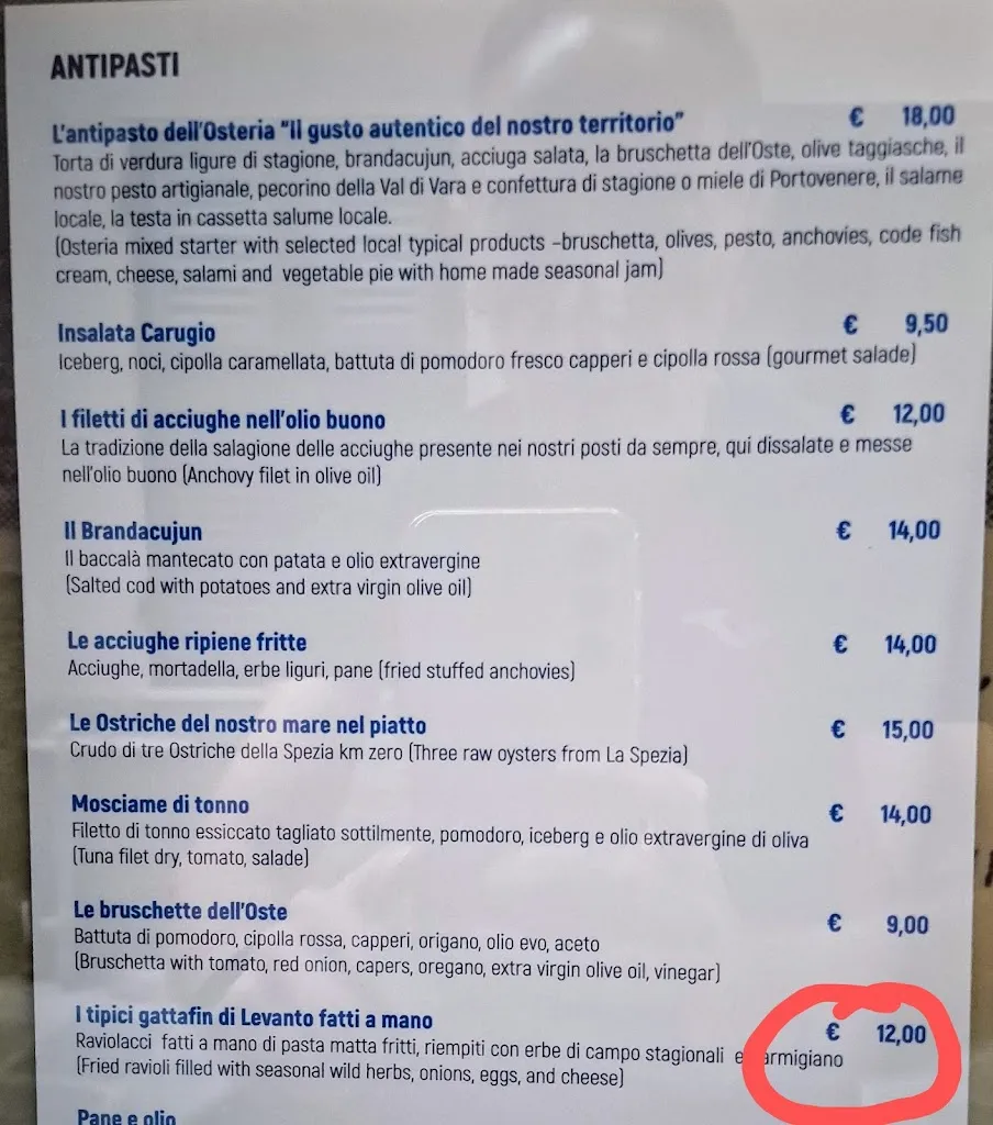 Menu_Antica Osteria del Carugio_Portovenere_immagine_2