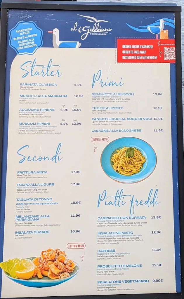 Menu_Al Gabbiano_Portovenere_image_1