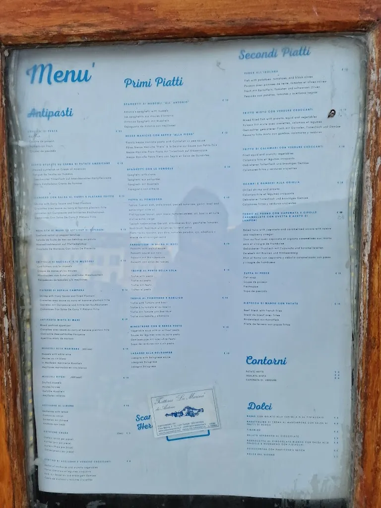 Menu_Trattoria della Marina • da Antonio_Portovenere_image_2