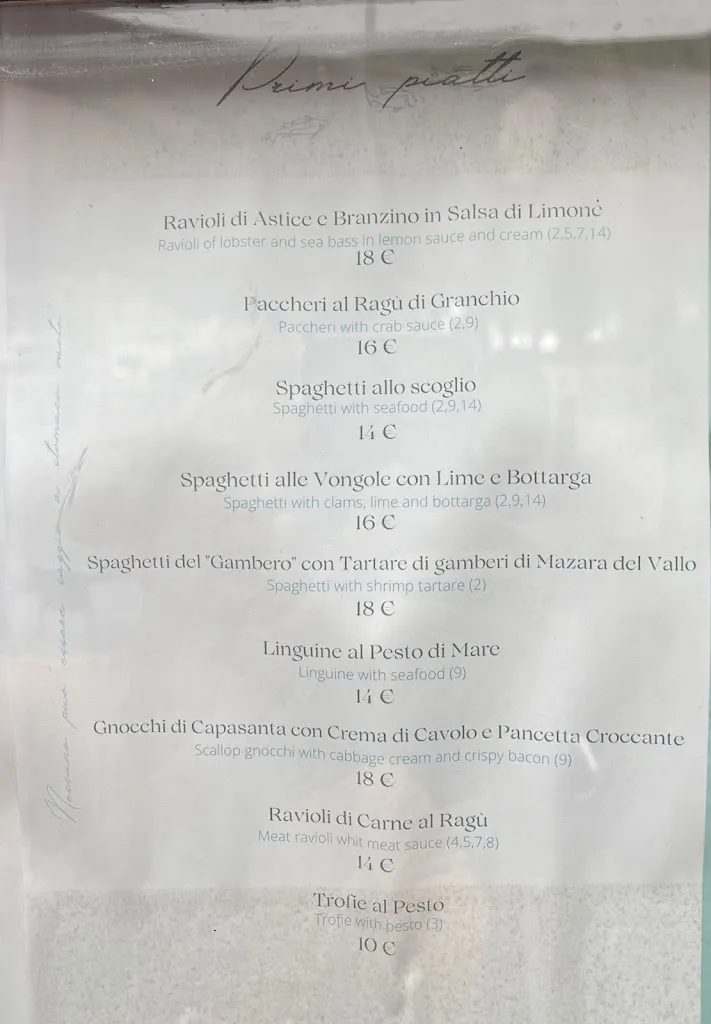 Menu_Ristorante Il Gambero_Portovenere_image_2