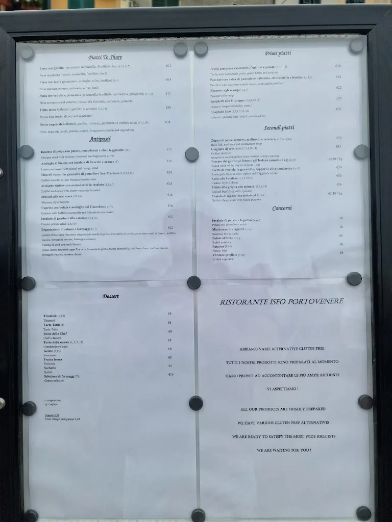 Menu_Ristorante Iseo Porto Venere_Portovenere_image_1