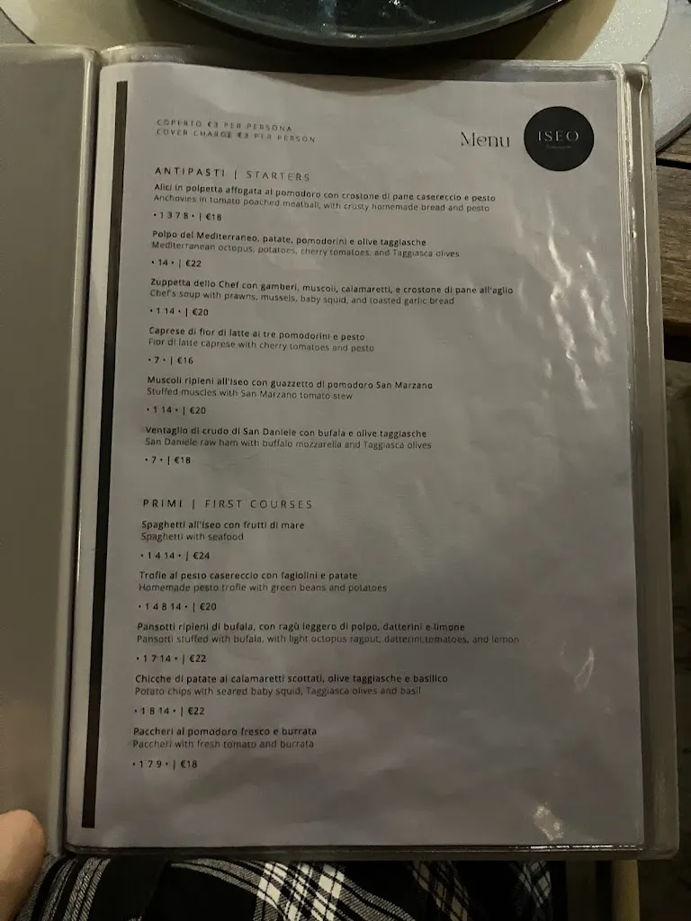 Menu_Ristorante Iseo Porto Venere_Portovenere_image_4