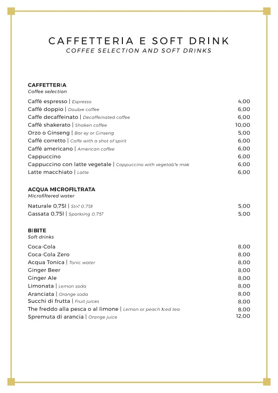 Menu_Vincenzo Dascanio Cafe - Portofino_Portofino_immagine_2
