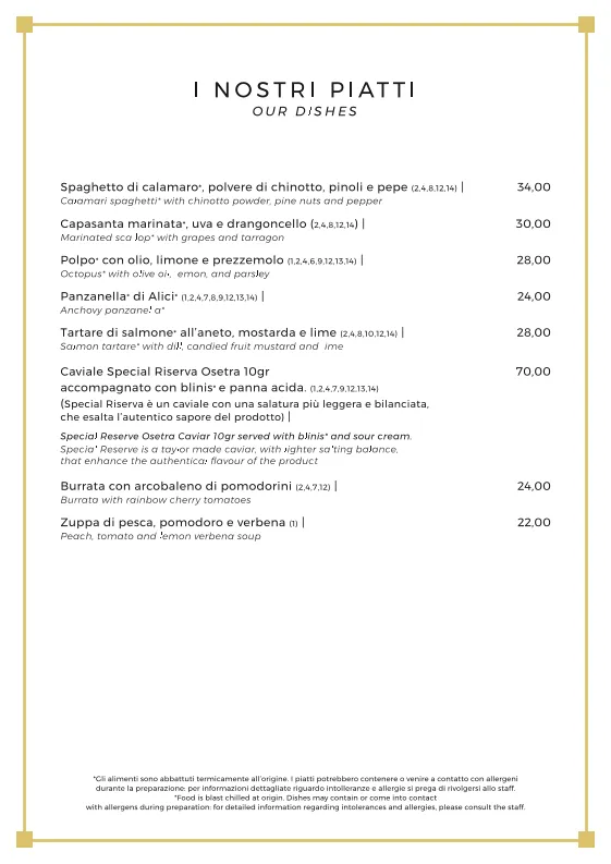 Menu_Vincenzo Dascanio Cafe - Portofino_Portofino_immagine_3