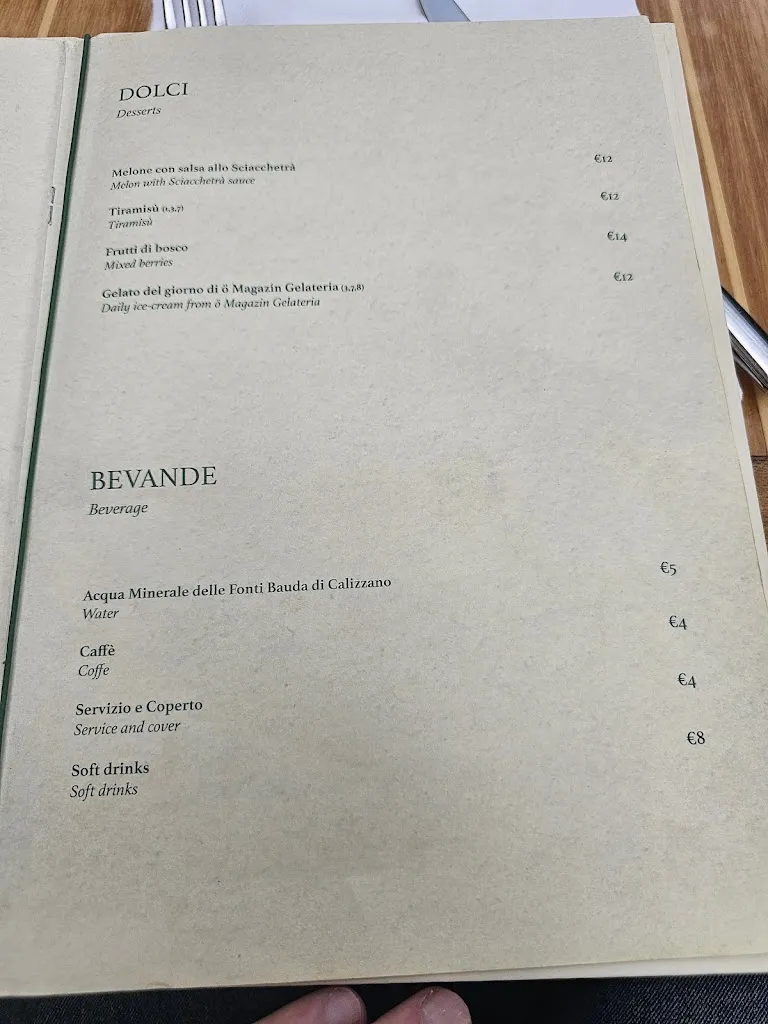 Menu_ö Magazín Ristörante_Portofino_image_4