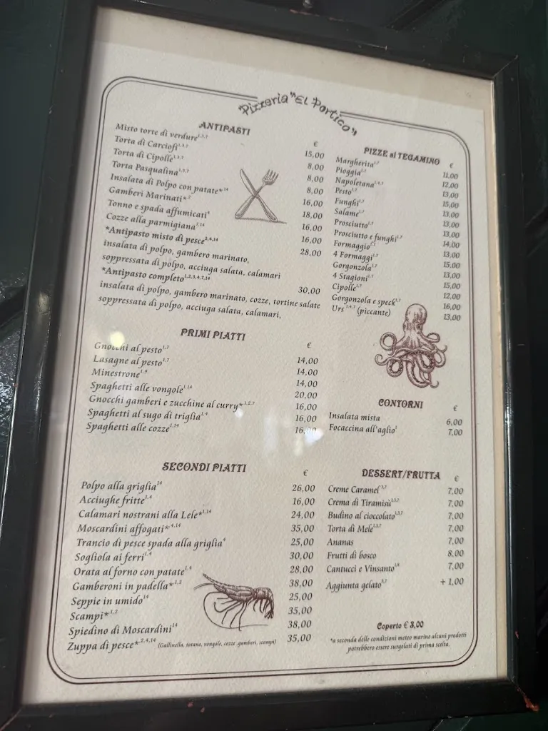 Menu_Pizzeria El Portico_Portofino_image_1