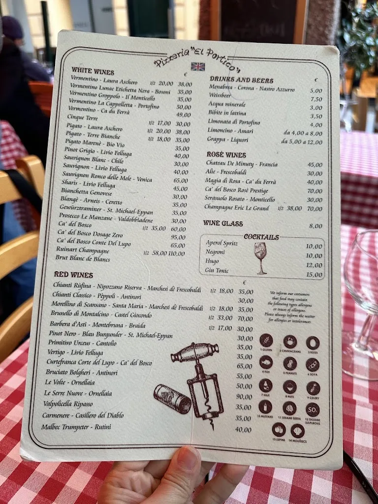 Menu_Pizzeria El Portico_Portofino_image_3