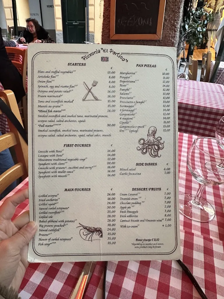 Menu_Pizzeria El Portico_Portofino_image_4