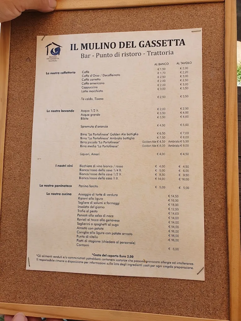 Menu_Mulino del Gassetta_Portofino_image_1