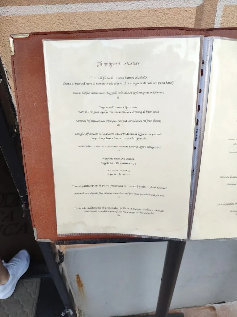 Menu_Oca Bianca_Portofino_image_1