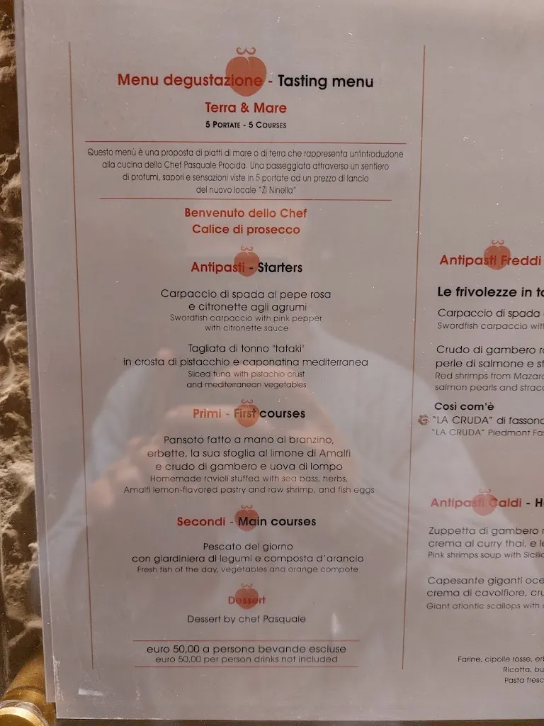 Menu_Zi’ Ninella Ristorante Gourmet_Portofino_image_3