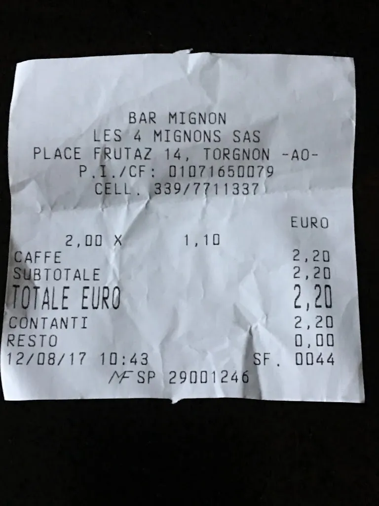 Sergio Salvato _BAR Mignon_Mongnod_review