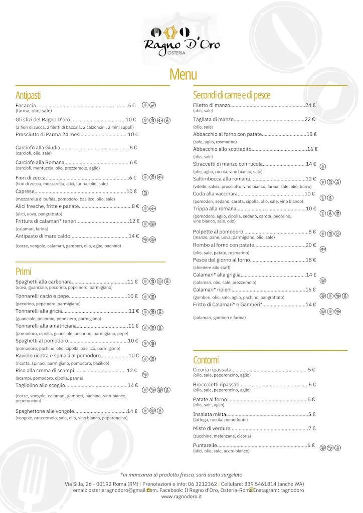 Menu_Osteria Ragno d'oro_Prati_image_1