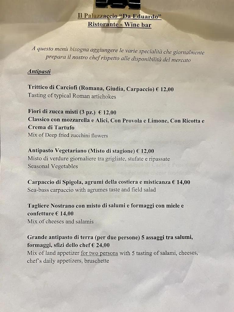 Menu_Palazzaccio Da Eduardo Ristorante_Prati_image_2