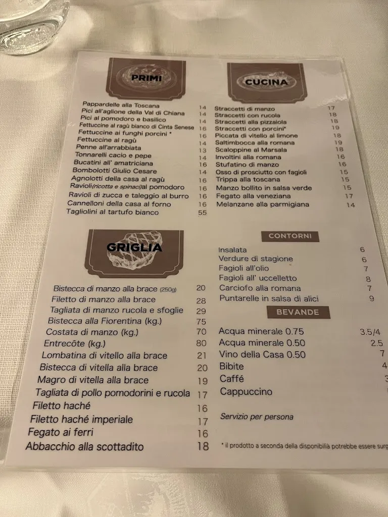 Menü_Dal Toscano Restaurant_Prati_Bild_1