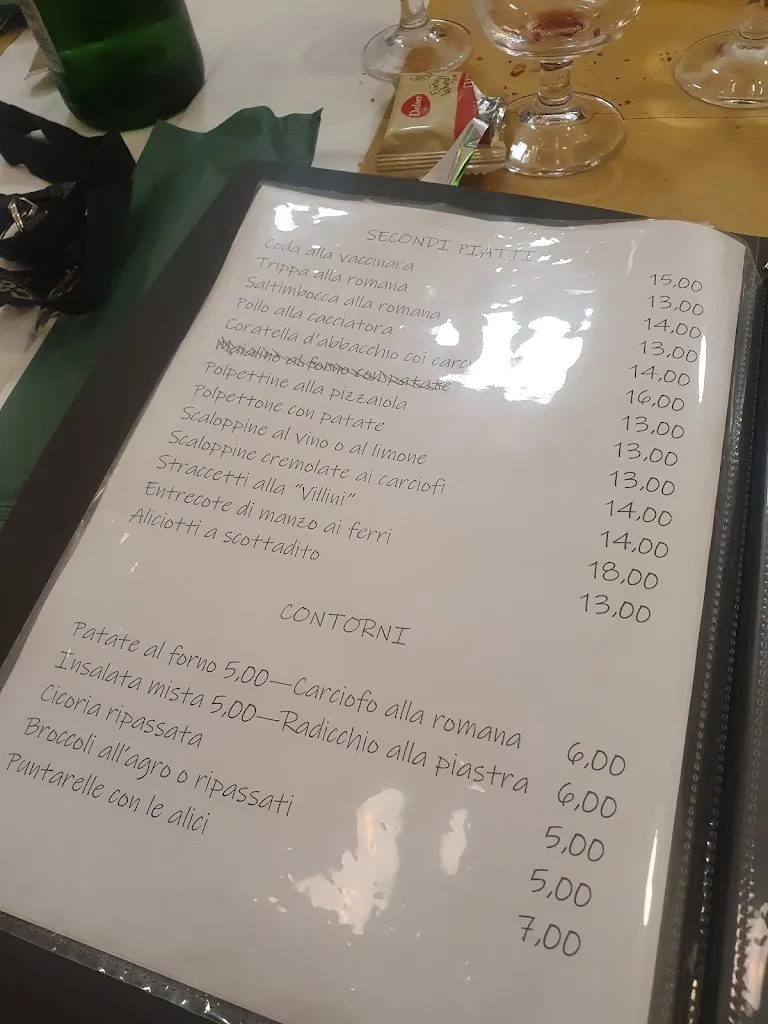 Menu_Trattoria Ai Villini_Prati_image_1