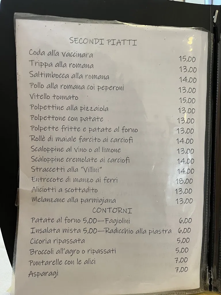 Menu_Trattoria Ai Villini_Prati_image_4