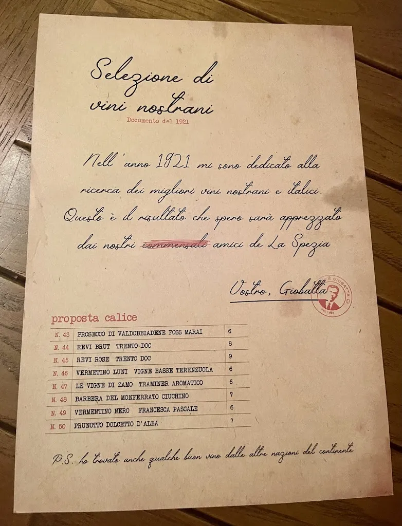 Menu_Osteria Giobatta_Provincia di La Spezia_image_1