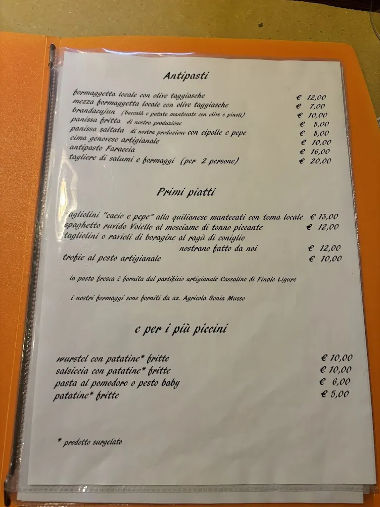 Menu_La Faraccia Farinata e Focaccia e Cucina Ligure_Quiliano_image_3