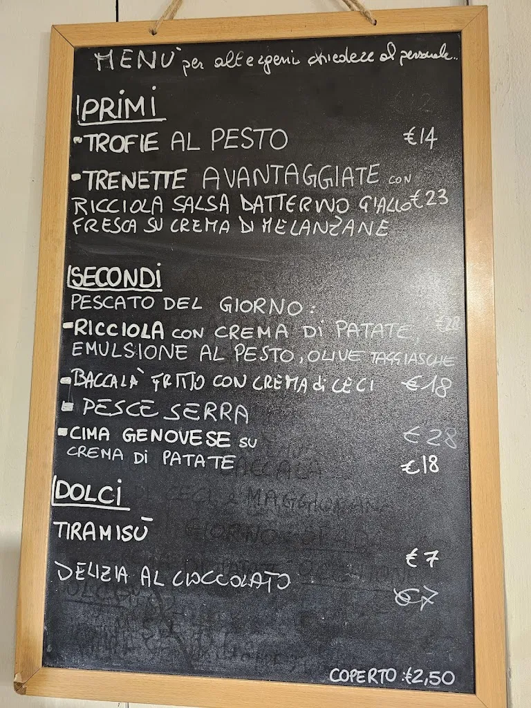 Menu_Trattoria Genovese “LA CUCINA DI SONIA” Ricci_Provincia di Genova_image_1