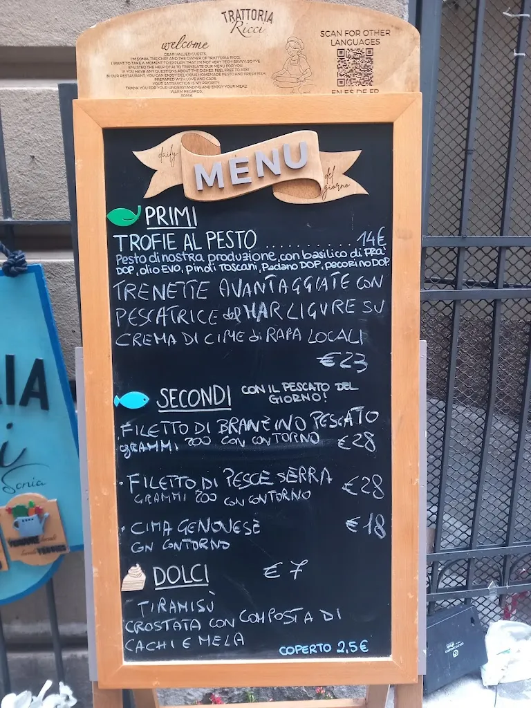 Menu_Trattoria Genovese “LA CUCINA DI SONIA” Ricci_Provincia di Genova_image_2