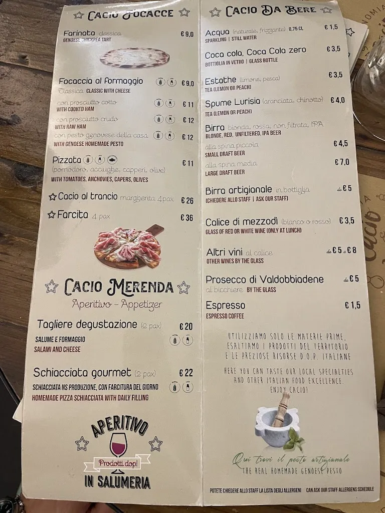 Menu_Cacio & Pepe Genova_Provincia di Genova_immagine_3