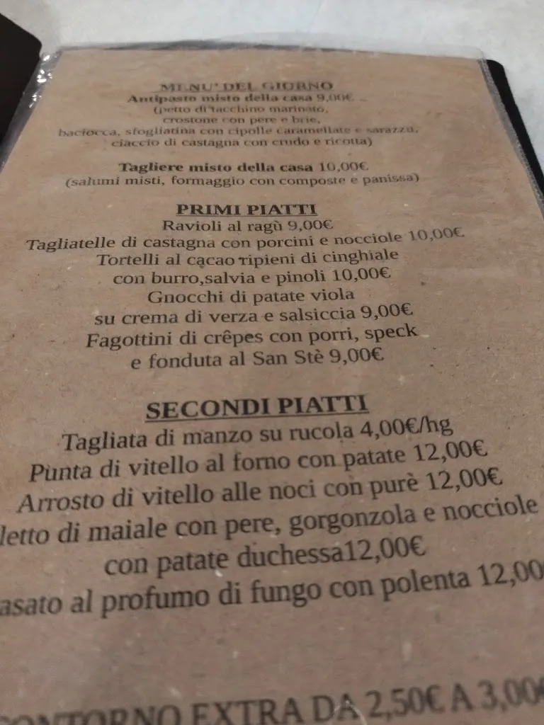Menu_Ristorante Pizzeria 