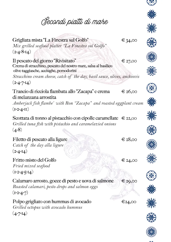 Menu_La Finestra sul Golfo_Recco_immagine_2
