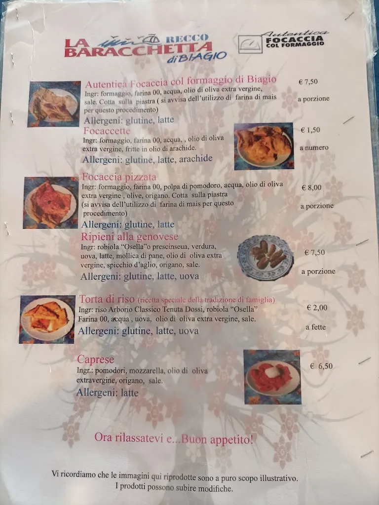 Menu_La Baracchetta di Biagio_Recco_image_1