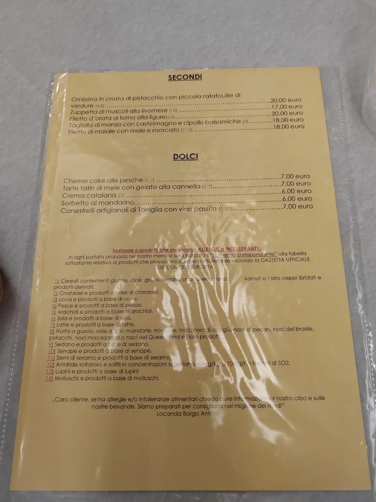 Menu_Locanda Borgo Antico di Bozzo A. & Cremonesi F. S.n.c._Recco_immagine_2