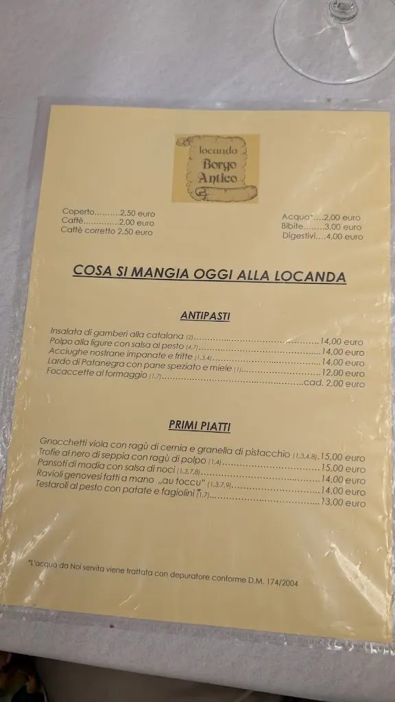 Menu_Locanda Borgo Antico di Bozzo A. & Cremonesi F. S.n.c._Recco_immagine_3