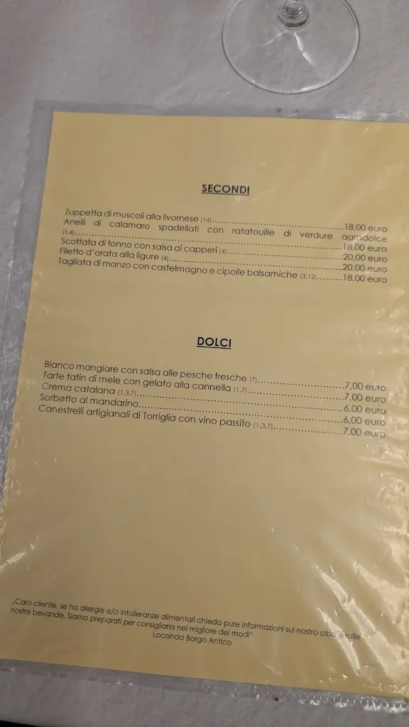 Menu_Locanda Borgo Antico di Bozzo A. & Cremonesi F. S.n.c._Recco_immagine_4