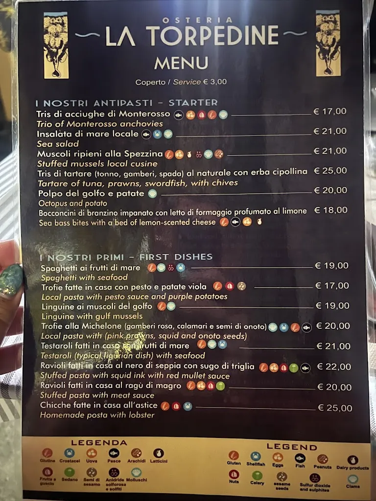 Menu_Osteria La Torpedine_Riomaggiore_image_1