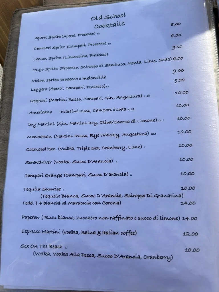 Old School Cocktails & Food restaurant in Riomaggiore