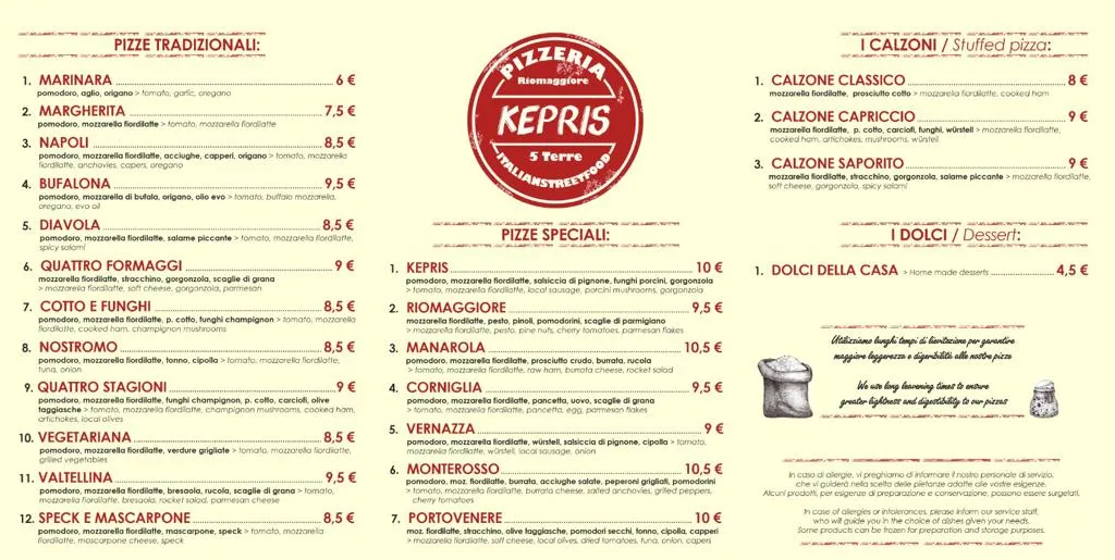 Menu_PIZZERIA KEPRIS_Riomaggiore_image_1