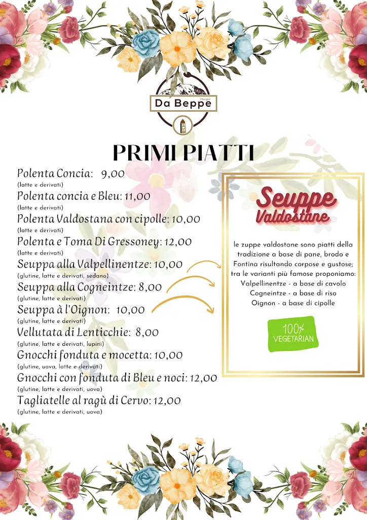 Menu_Ristorante Trattoria Da Beppe_Morgex_image_1