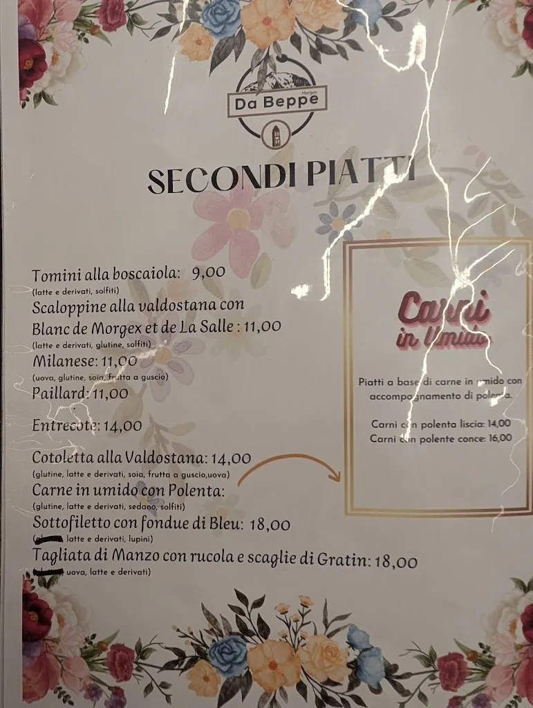 Menu_Ristorante Trattoria Da Beppe_Morgex_image_3