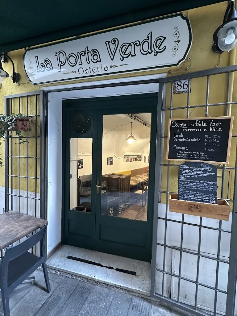 La porta verde restaurant in San Remo