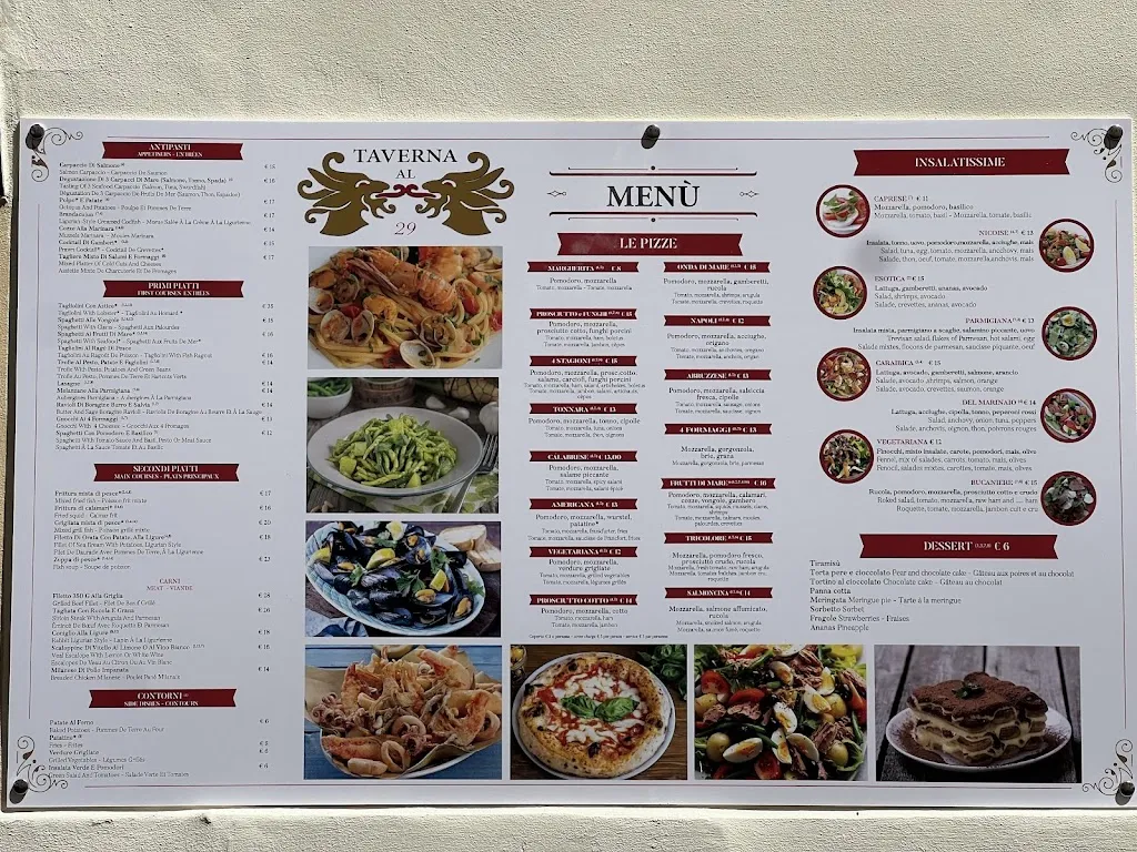 Menu_Taverna Al 29_San Remo_image_1
