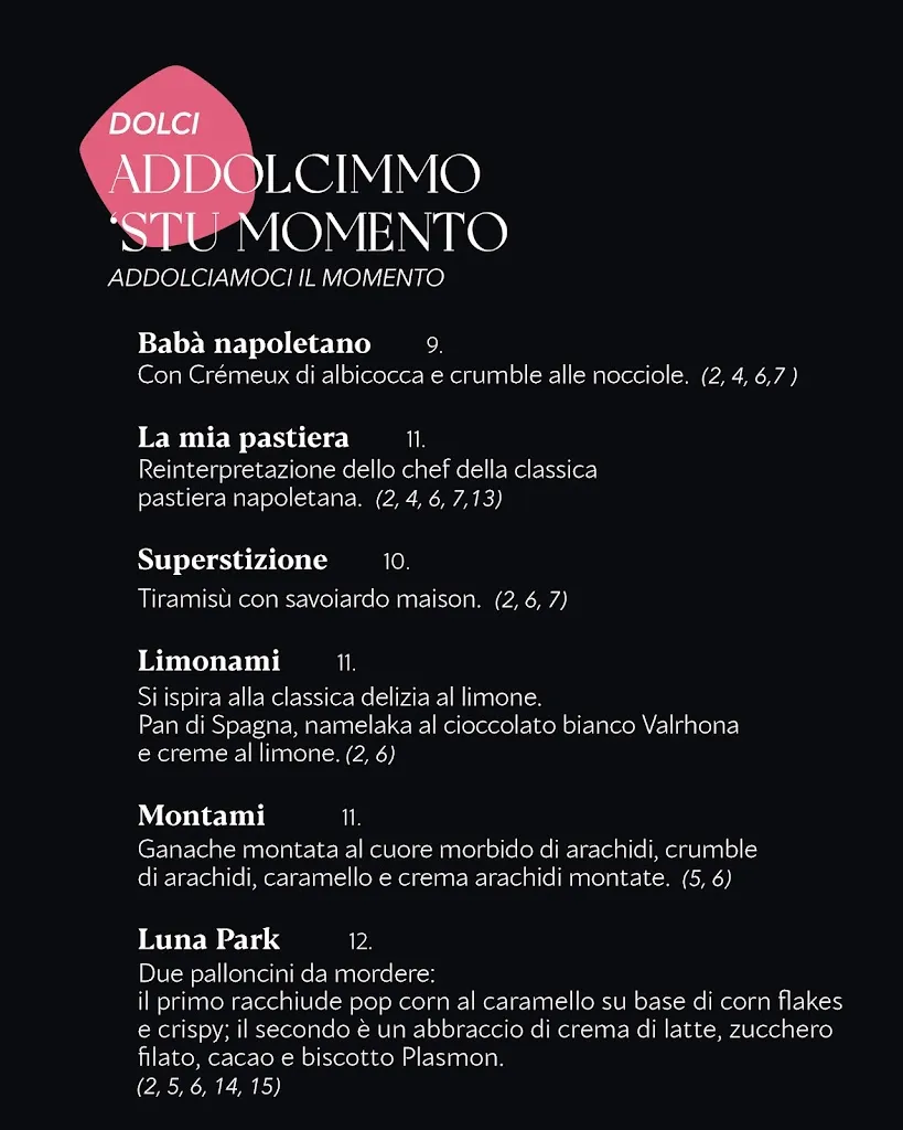 Menu_Bella 'Mbriana_San Remo_immagine_3