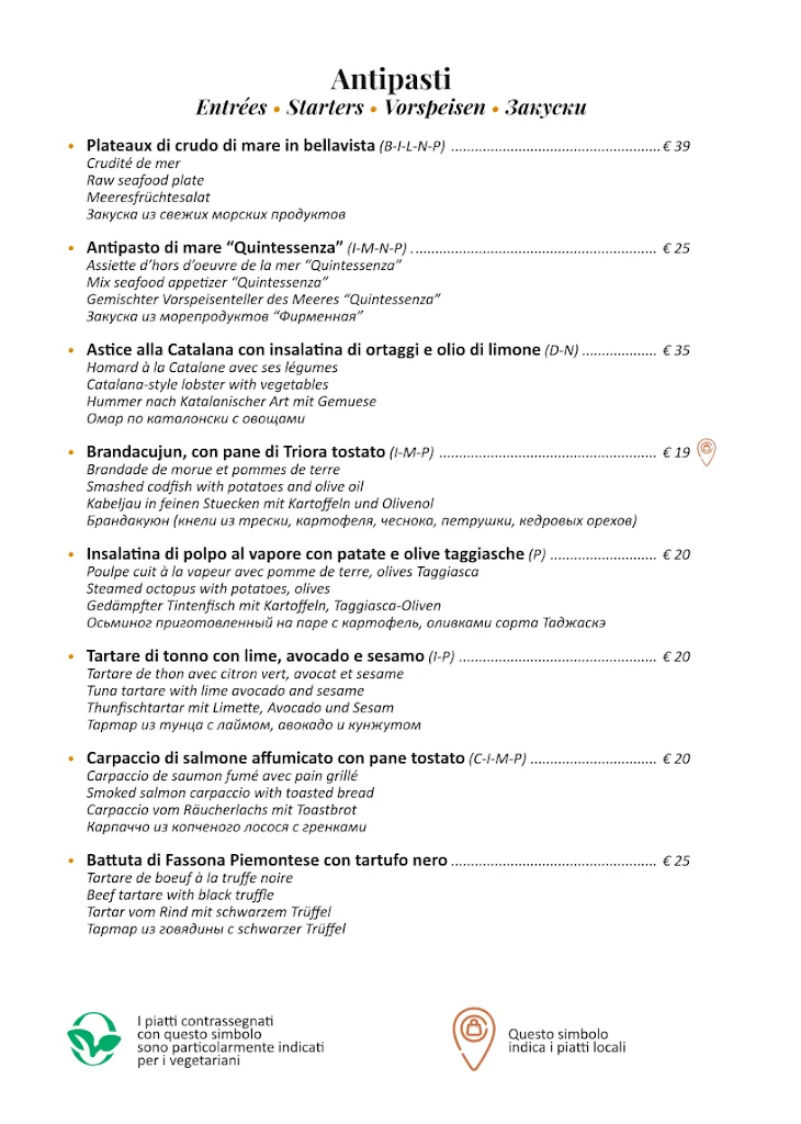 Menu_Quintessenza Restaurant_San Remo_image_4