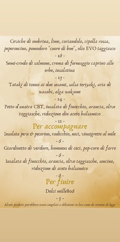 Menu_Mille806 Cocktail Restaurant_San Remo_image_2